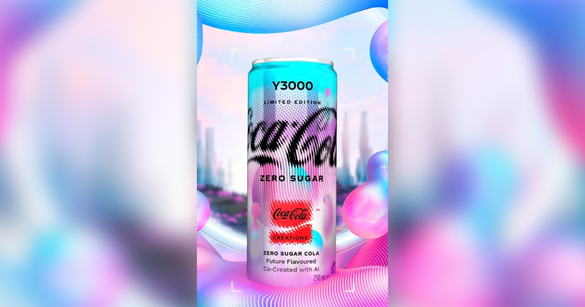 Coke launched Coca-Cola Y3000, a drink co-created with AI