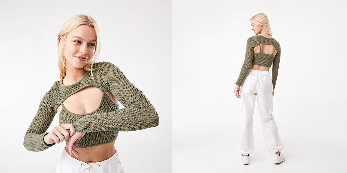 Active Basic Crop Top - Kmart