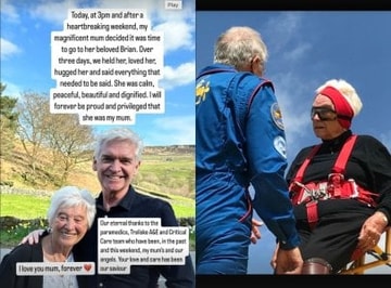 Phillip Schofield shares heartbreaking news about his mum: ‘Calm, peaceful, beautiful, and dignified’