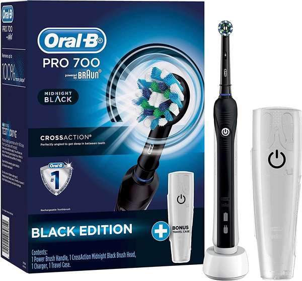 Dankzegging Tanzania aansluiten Electrical & Electronics - Oral-B Pro 700 Black Electric Toothbrush $49 @  Amazon* | Seniors Discount Club