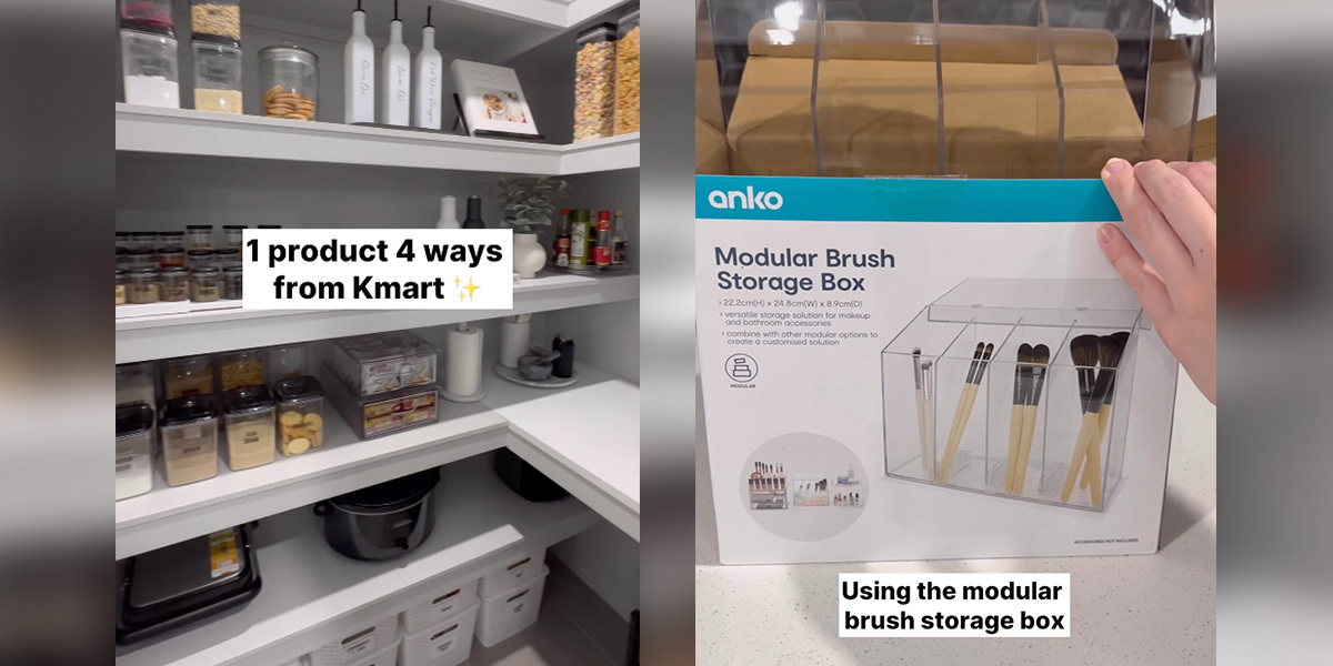 Transform your cluttered spaces with this multiuse 12 Kmart storage