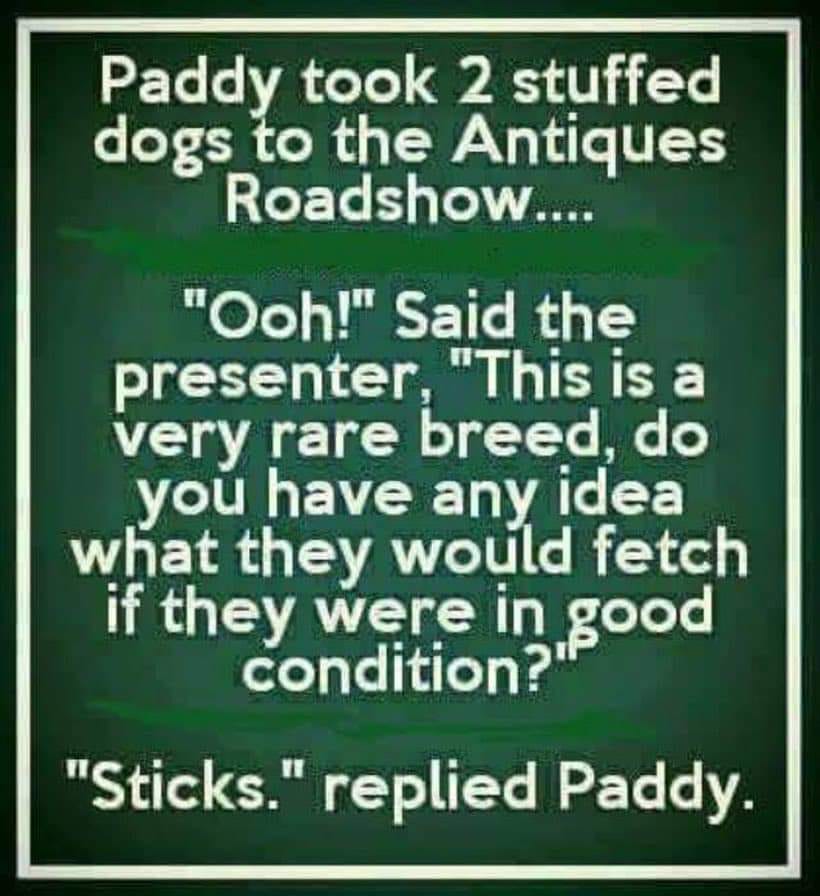 Joke Antique Roadshow Seniors Discount Club