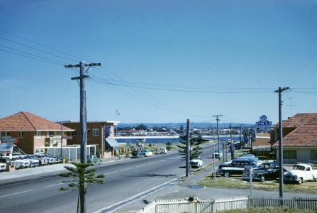 Heading across the original bridge towards Southport....1959.jpg