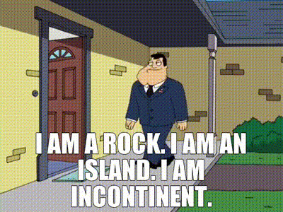 I am a rock an island incontinent.gif