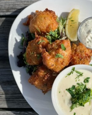 Creamy Clam Chowder & clam fritters.jpg