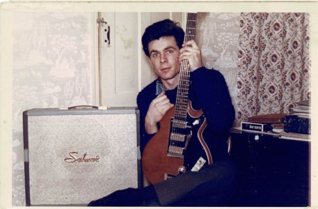 My Hofner ‘Colorama’ and new Selmer amp - 1964.jpg