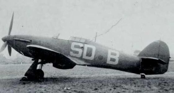 HURRICANE SD-B P2760 IN ENGLAND, SPRING 1940. IN SEPTEMBER 1940, THIS AIRCRAFT WAS FLOWN BY FA...jpg HURRICANE SD-B P2760 IN ENGLAND, SPRING 1940. IN SEPTEMBER 1940, THIS AIRCRAFT WAS FLOWN BY FA...jpg