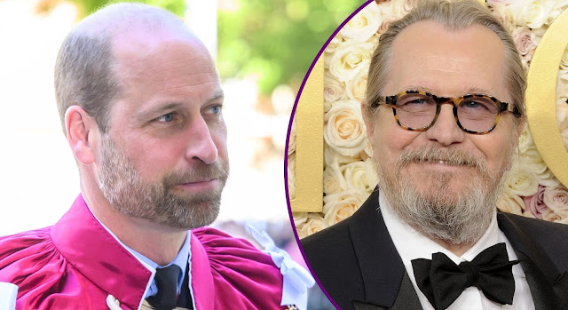 Prince William Chats Film Roles with Hollywood Legend Gary Oldman Prince William Chats Film Roles with Hollywood Legend Gary Oldman