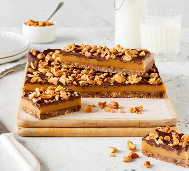 No-bake Peanut Butter Caramel Slice No-bake Peanut Butter Caramel Slice