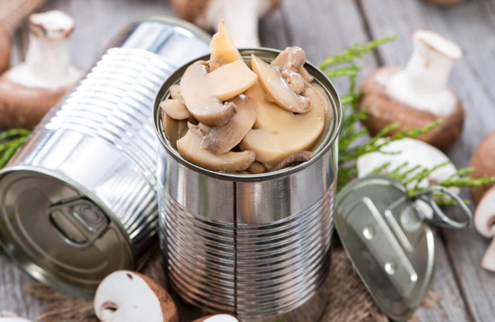 Canned Mushrooms ©HandmadePictures/Adobe Canned Mushrooms ©HandmadePictures/Adobe